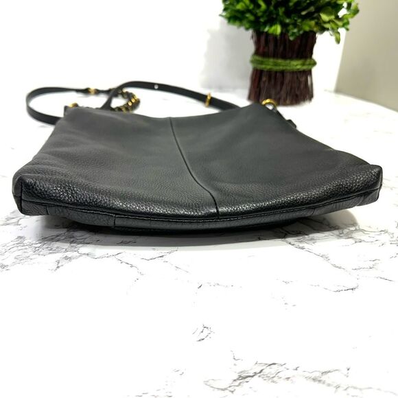 Elliott Lucca Gwen Leather Crossbody Bag Black - Picture 6 of 14